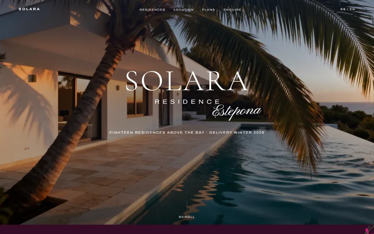 The Solara Residence site
